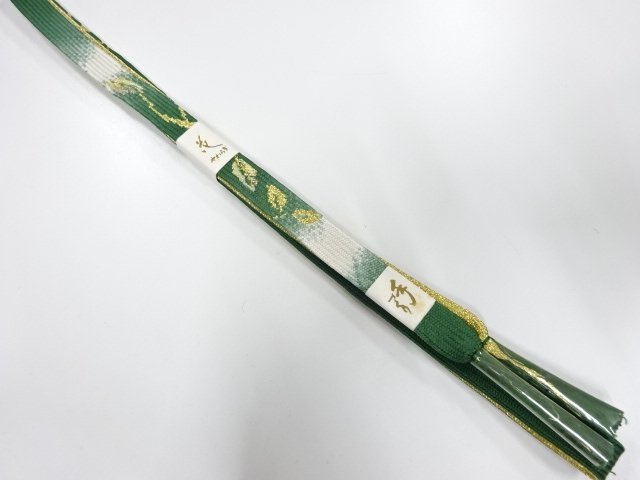 JAPANESE KIMONO / UNUSED KOREI HAND-TIED OBIJIME